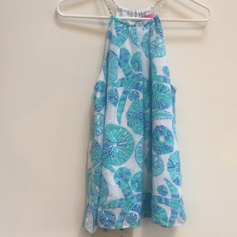 Lilly Pulitzer cute sea sheshell flowy tank